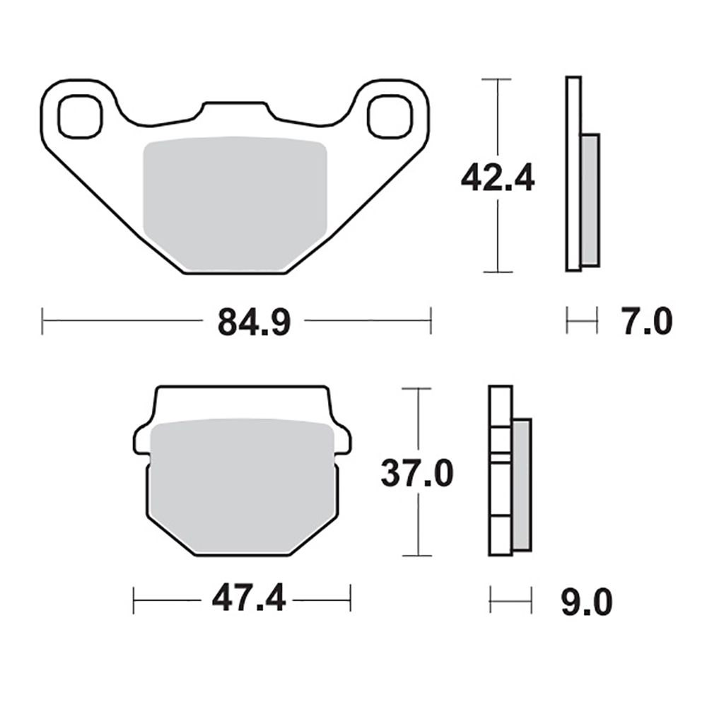 Moto-Master Bremsbelag RoadPRO Ceramic