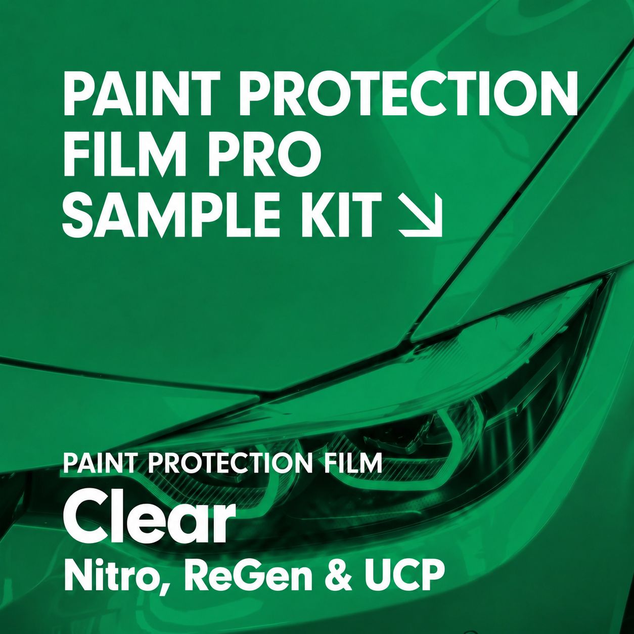 Profilm PPF Sample Kit Musterfolien Clear Nitro, ReGen & UCP