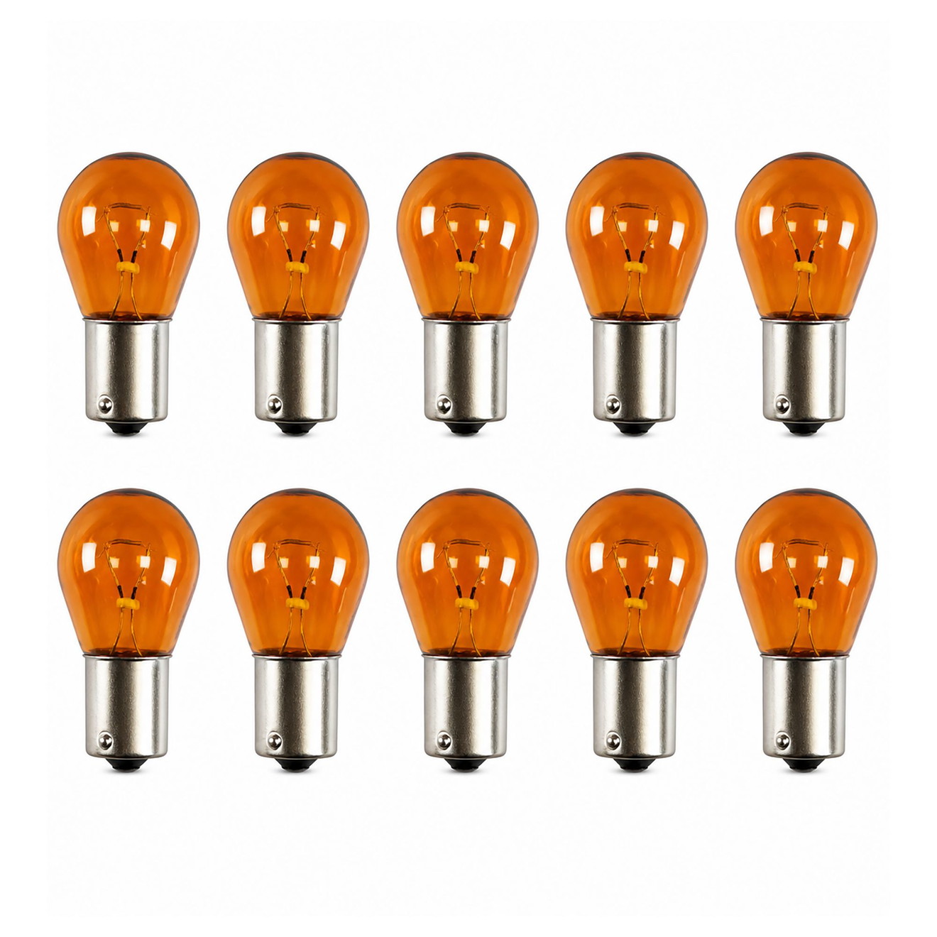 Flösser Lampen 12V 21W BA15s orange VPE10