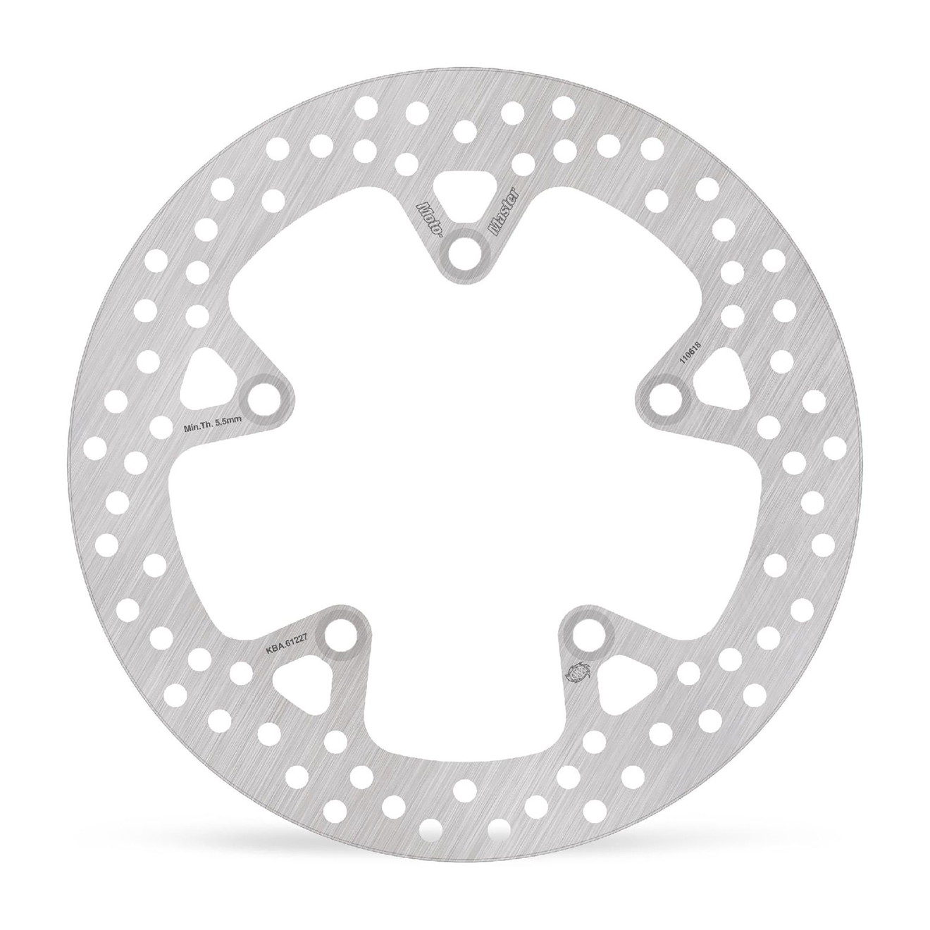 Moto-Master Bremsscheibe Halo hinten starr mit ABE