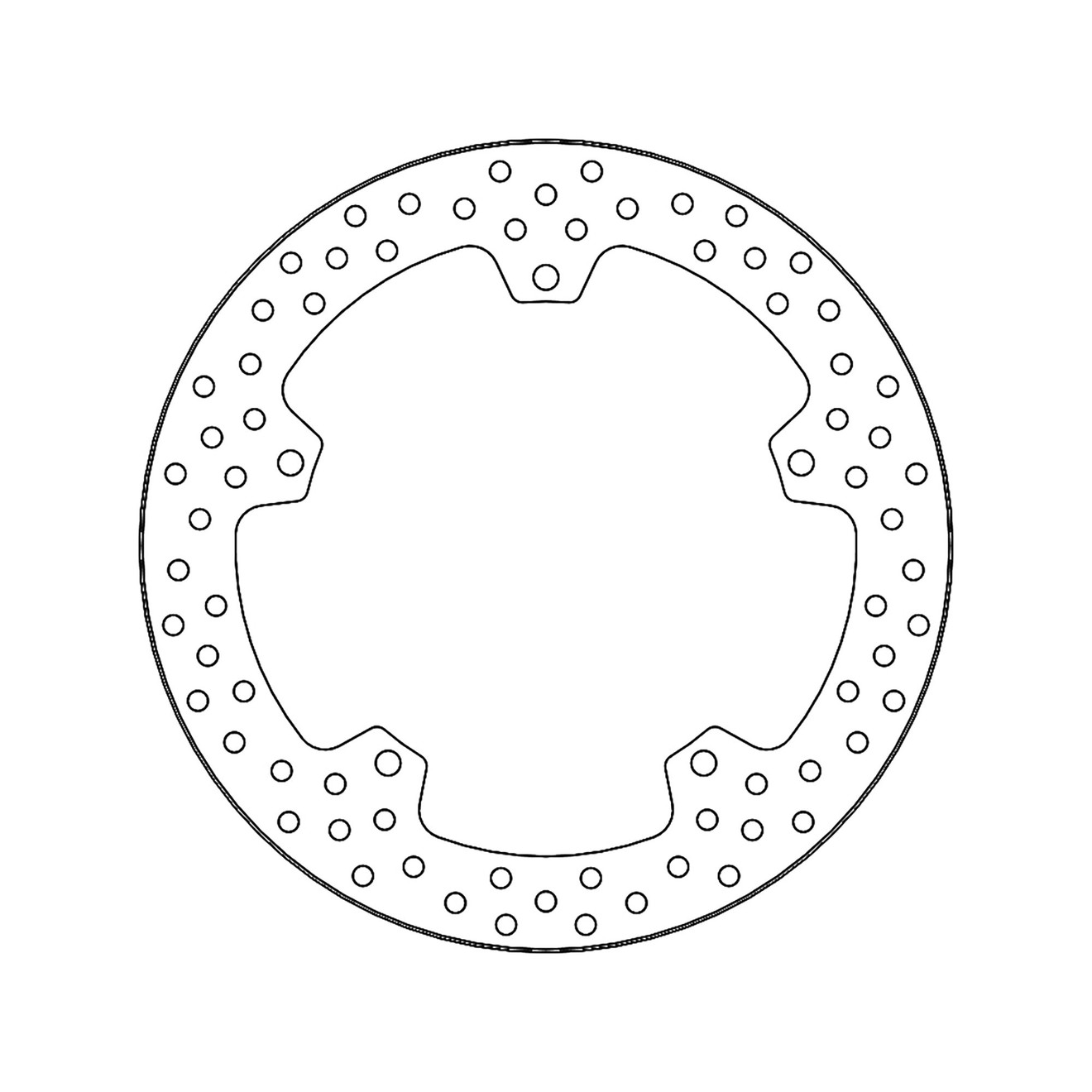 Moto-Master Bremsscheibe Halo hinten starr