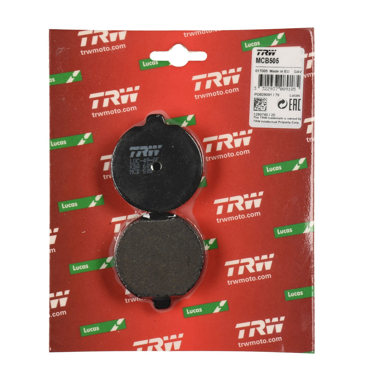 TRW Bremsbelag organisch