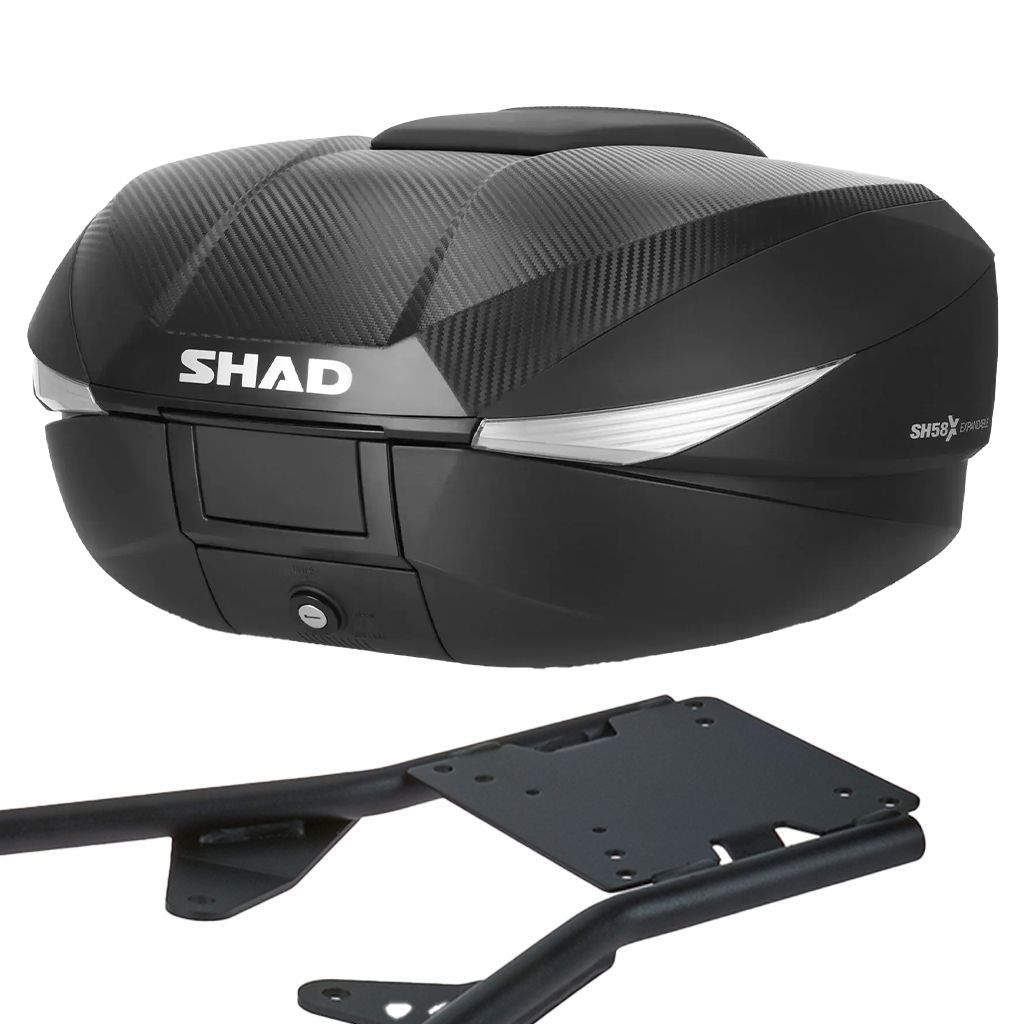 Shad Topcase SH58X carbon mit Gepäckträger