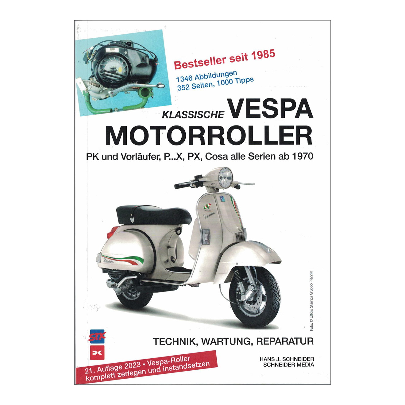 Reparaturanleitung für Vespa Motorroller PK PX COSA