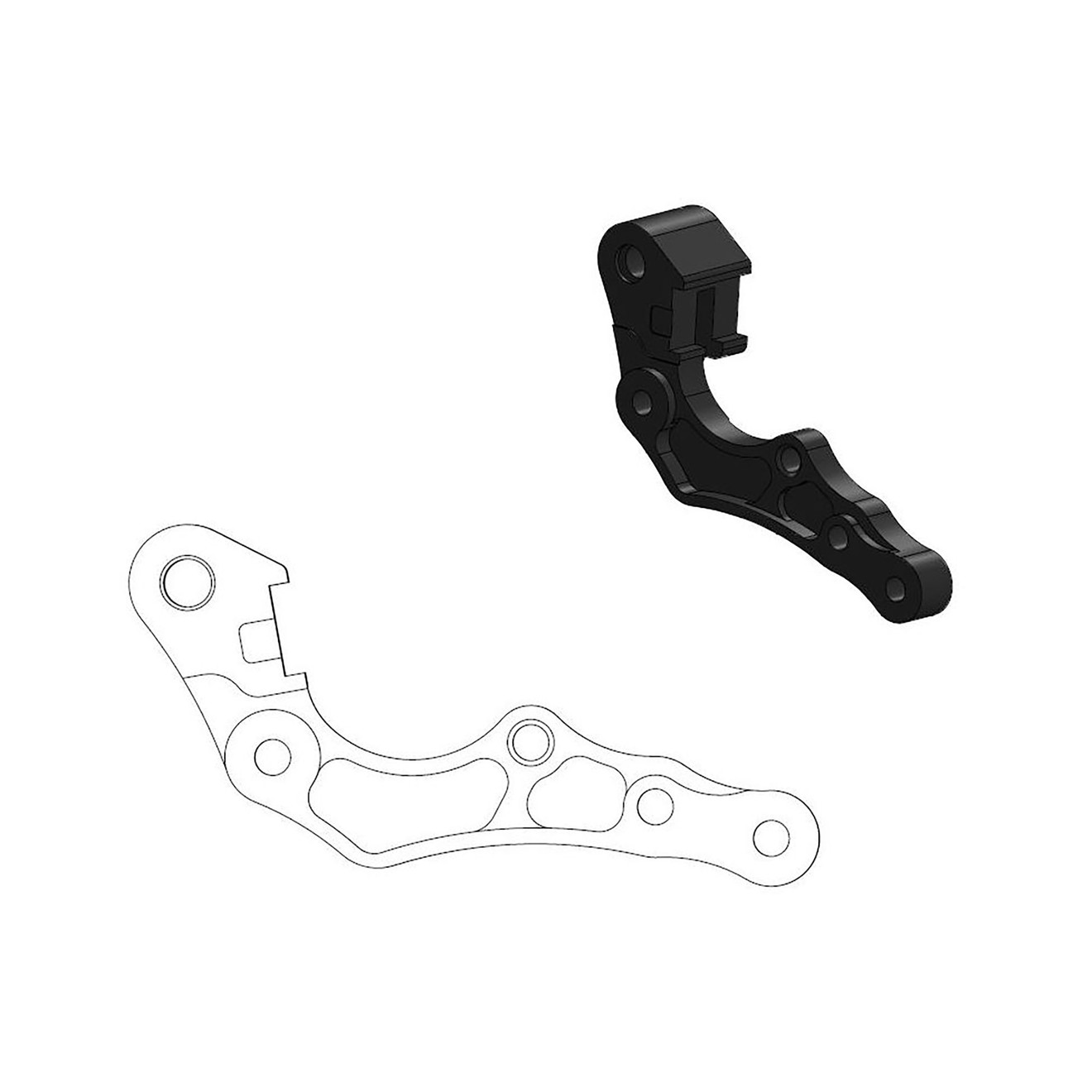 Moto-Master Bremssattel-Adapter Oversize 270 mm Ø