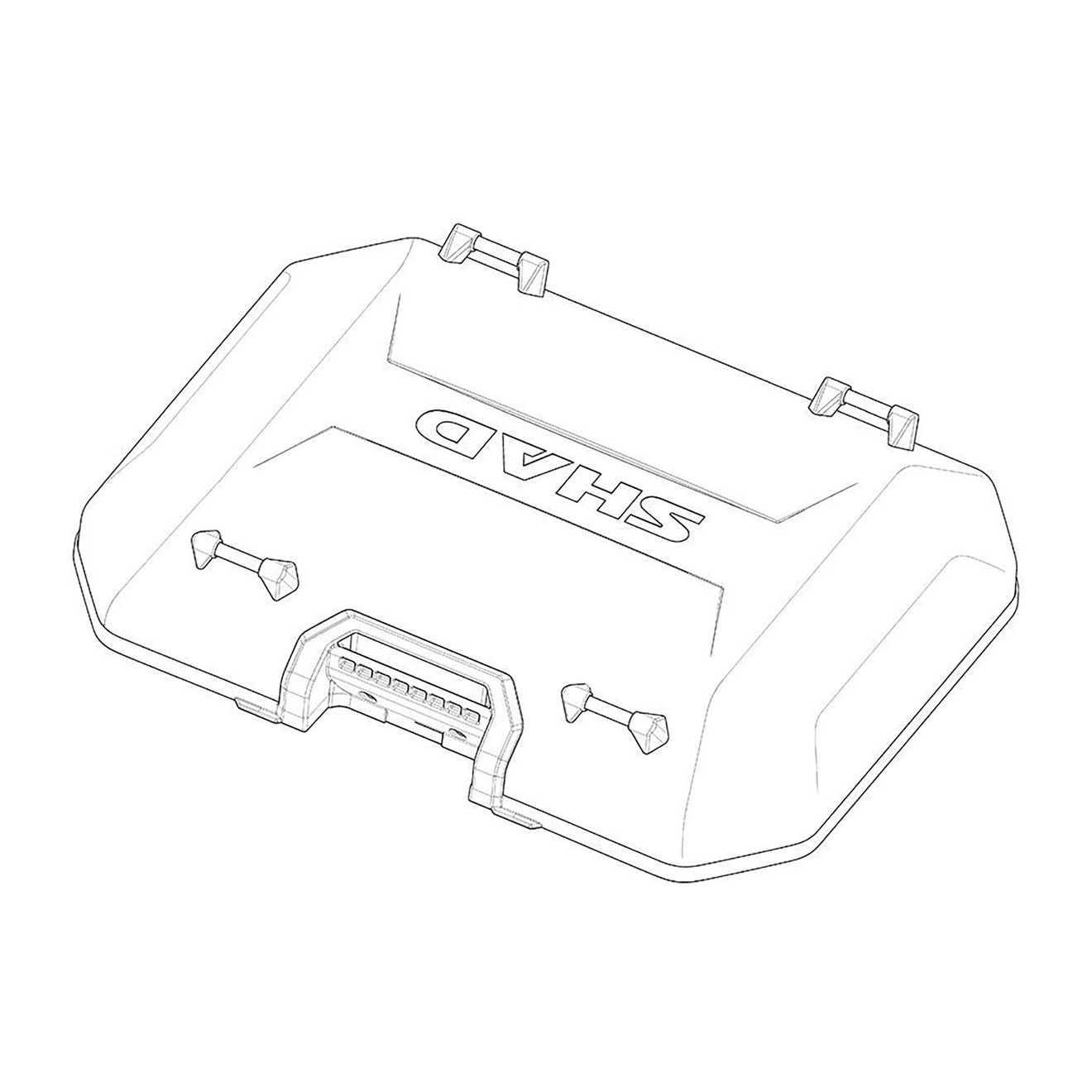 SHAD Cover f. Terra Topcase silber TR37, TR48