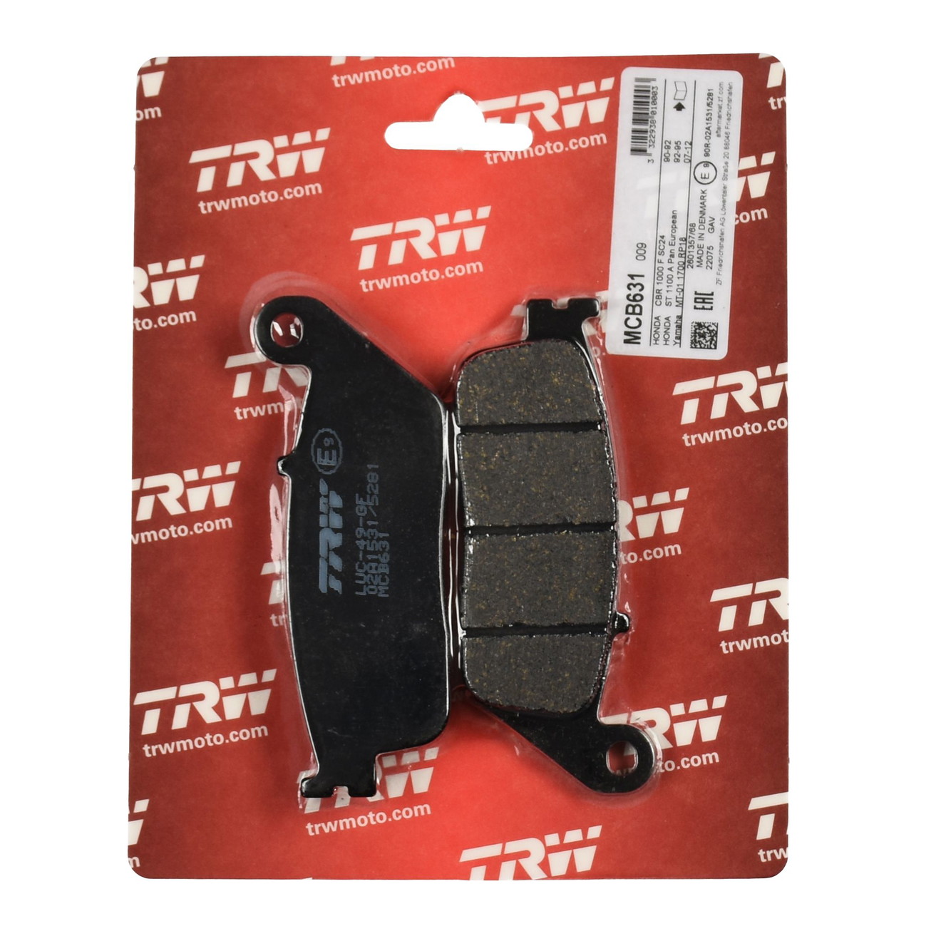 TRW Bremsbelag organisch MCB631