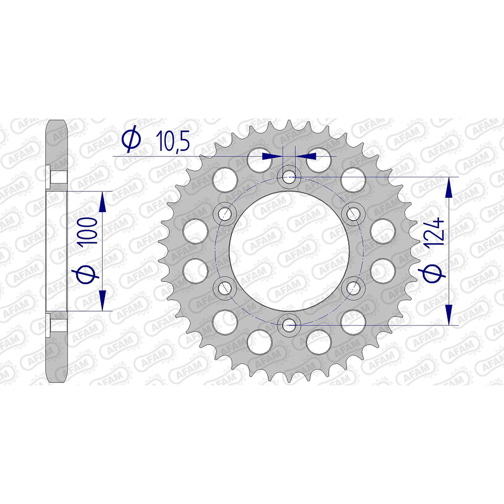 AFAM Kettenrad ALU #525