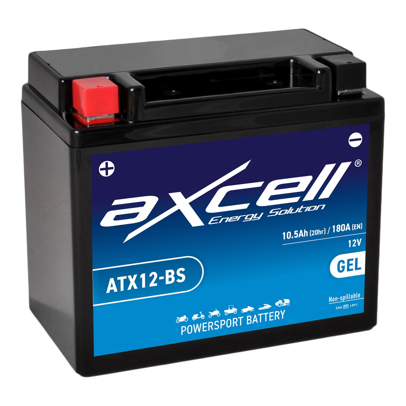 AXCELL Batterie 12V YTX12-BS GEL 51012