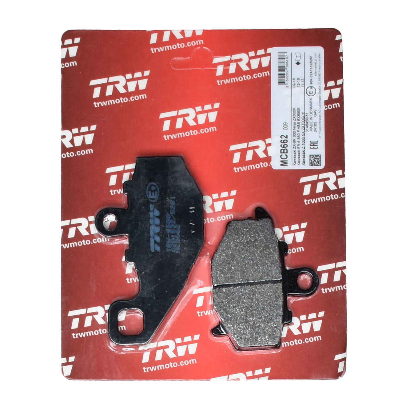 TRW Bremsbelag organisch MCB662