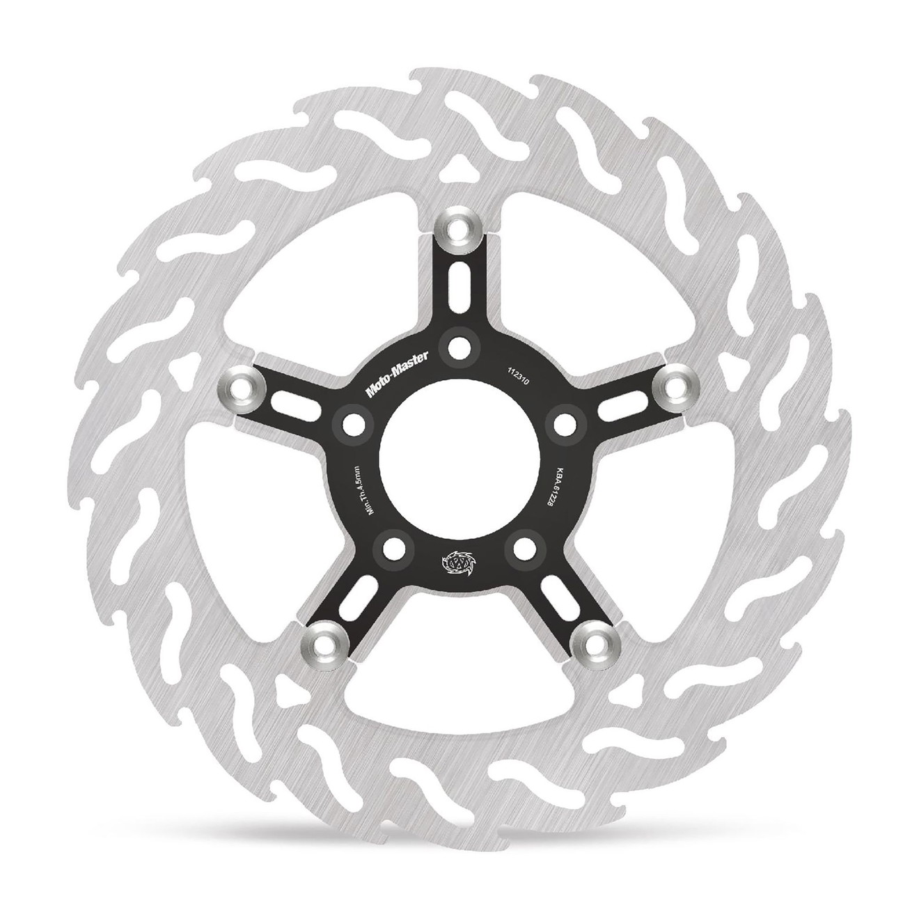 Moto-Master Bremsscheibe Flame vorn rechts schwimmend Alu-Innenring
