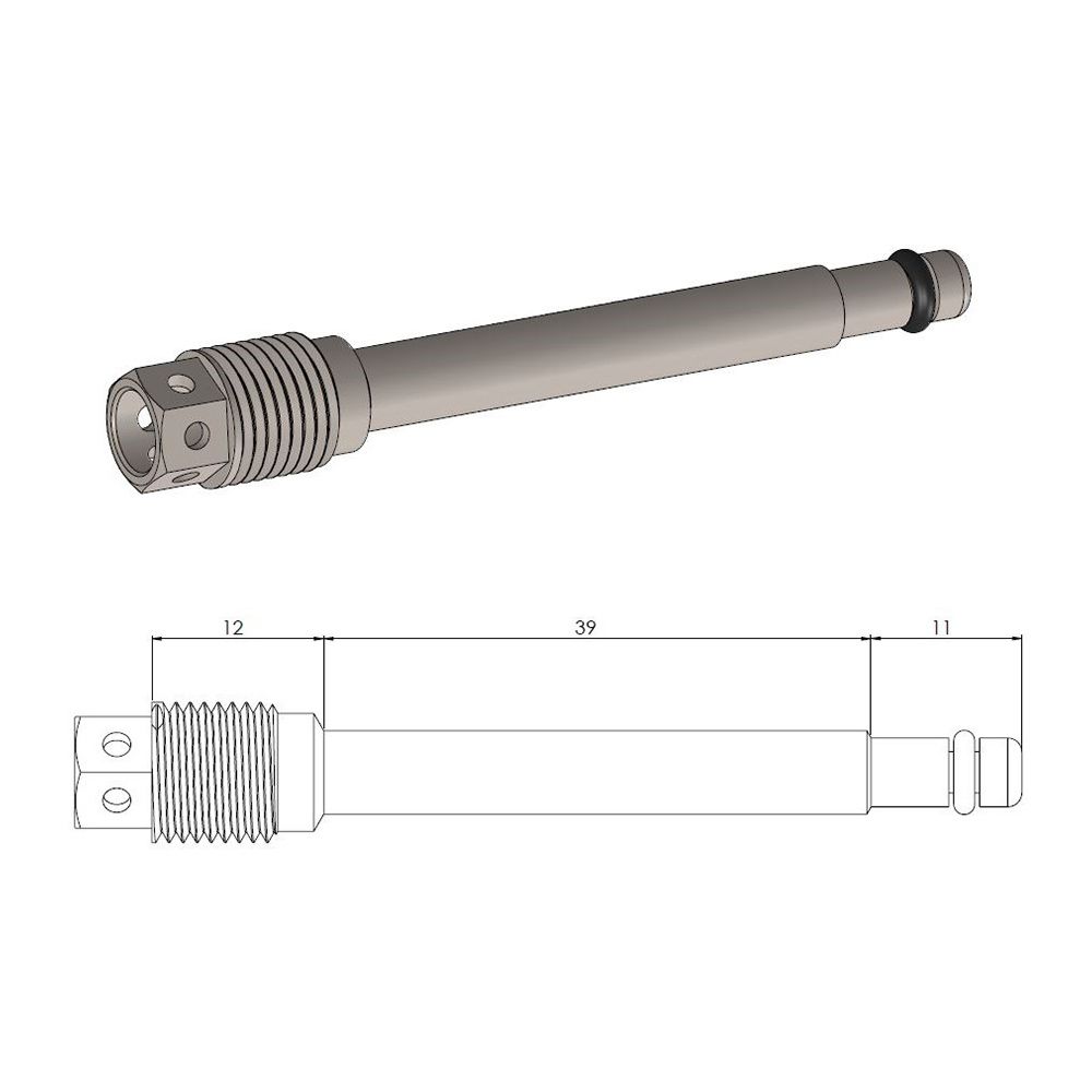 Moto-Master Bremsbelag-Gleitstift Racing hinten