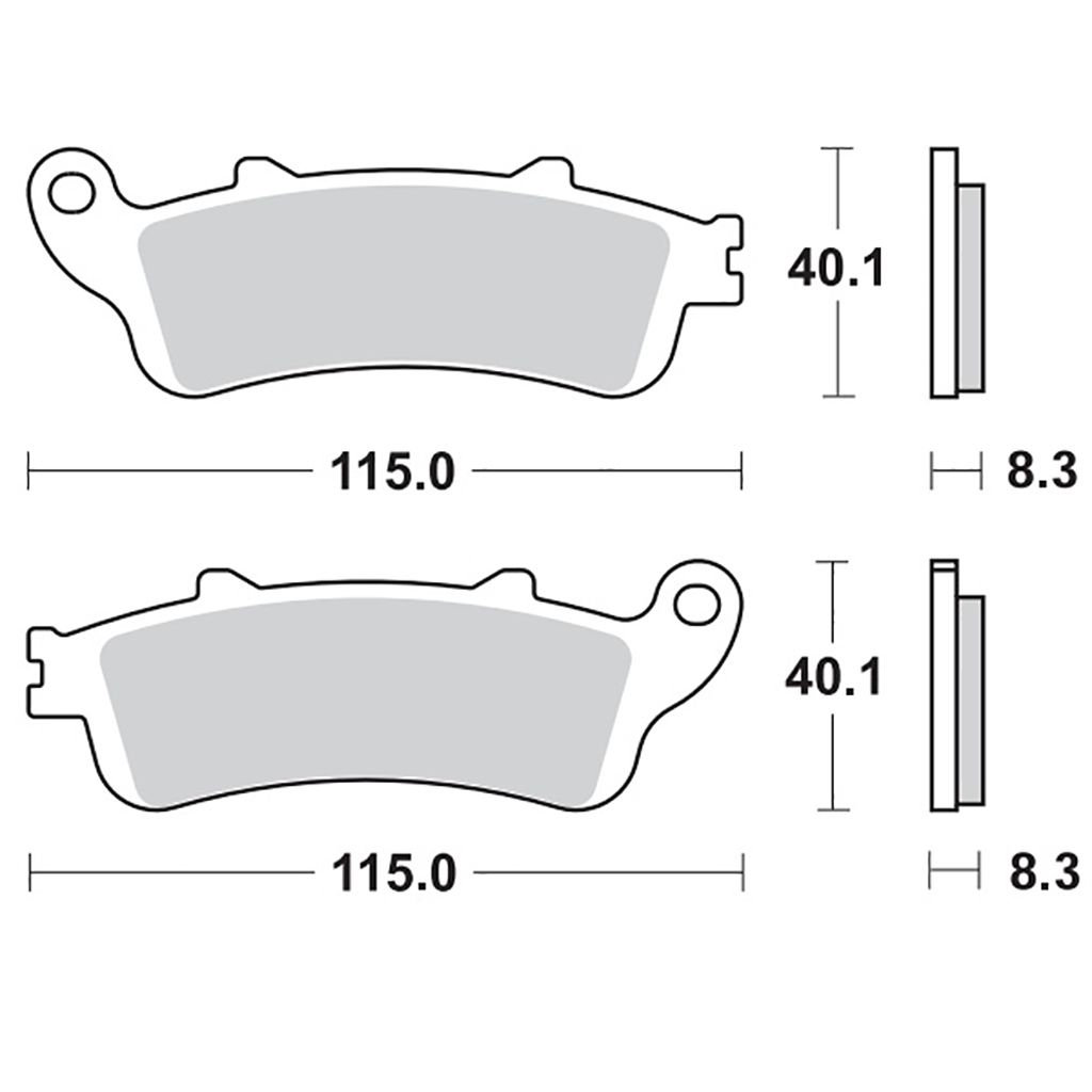 Moto-Master Bremsbelag RoadPRO Ceramic