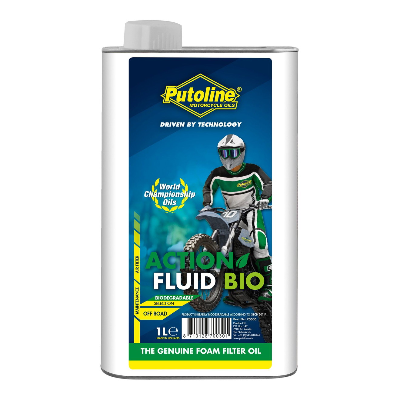 Putoline Luftfilteröl Action Fluid Bio 1l