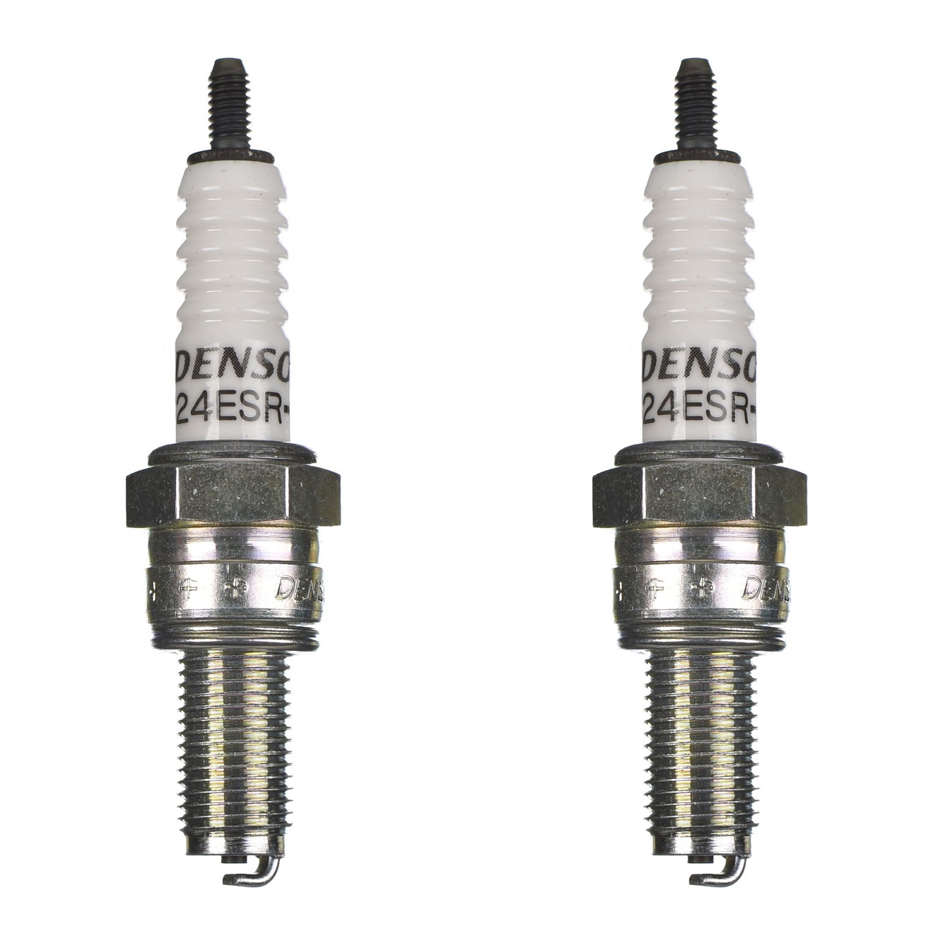 DENSO Zündkerze U24ESR-N m. Schraub-Nippel 2er Set