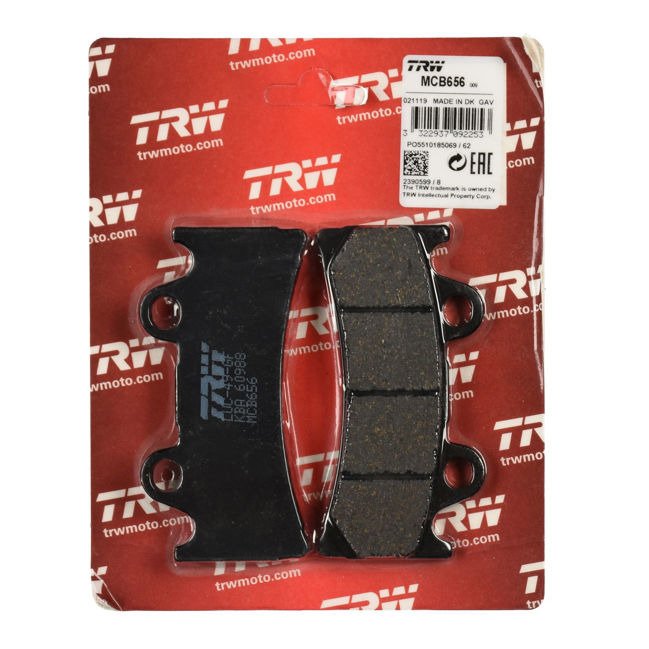 TRW Bremsbelag organisch MCB656
