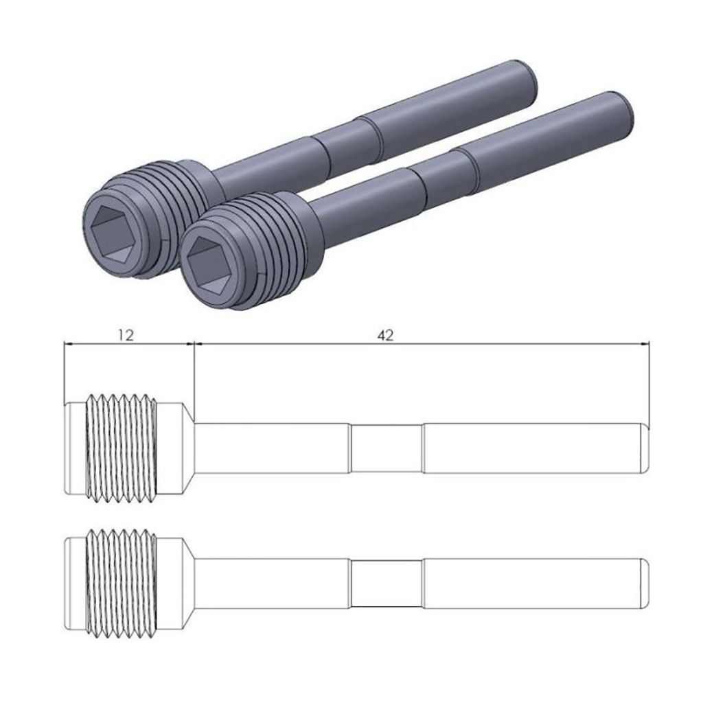 Moto-Master Bremsbelag Gleitstift