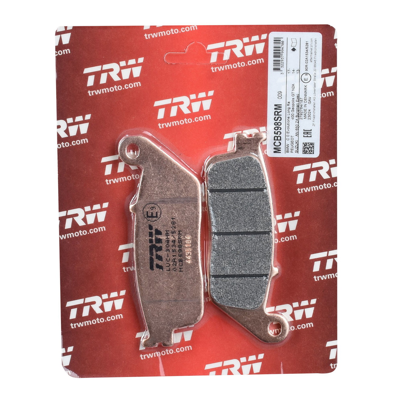 TRW Bremsbelag Sinter MCB598SRM