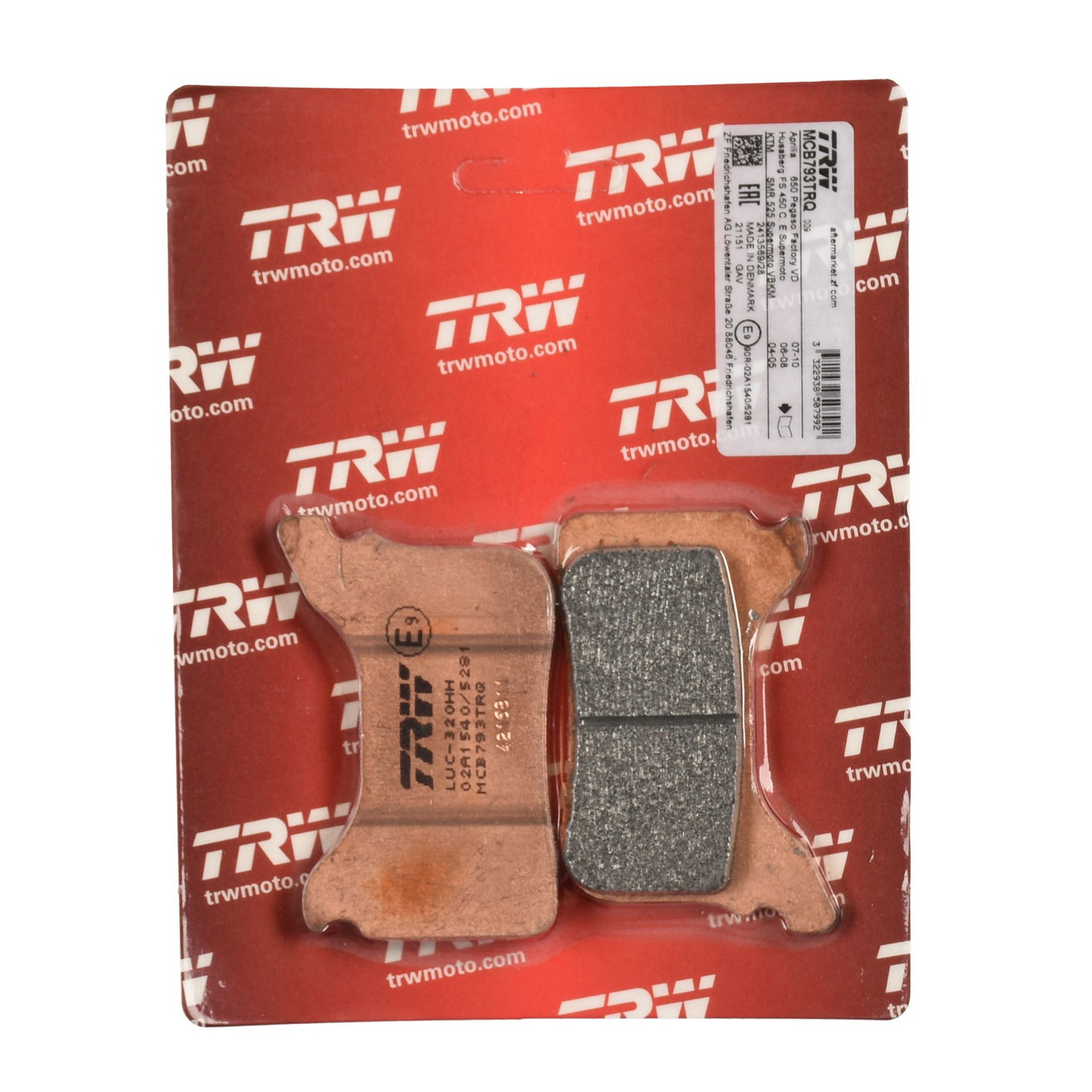 TRW Bremsbelag Sinter Racing ABE
