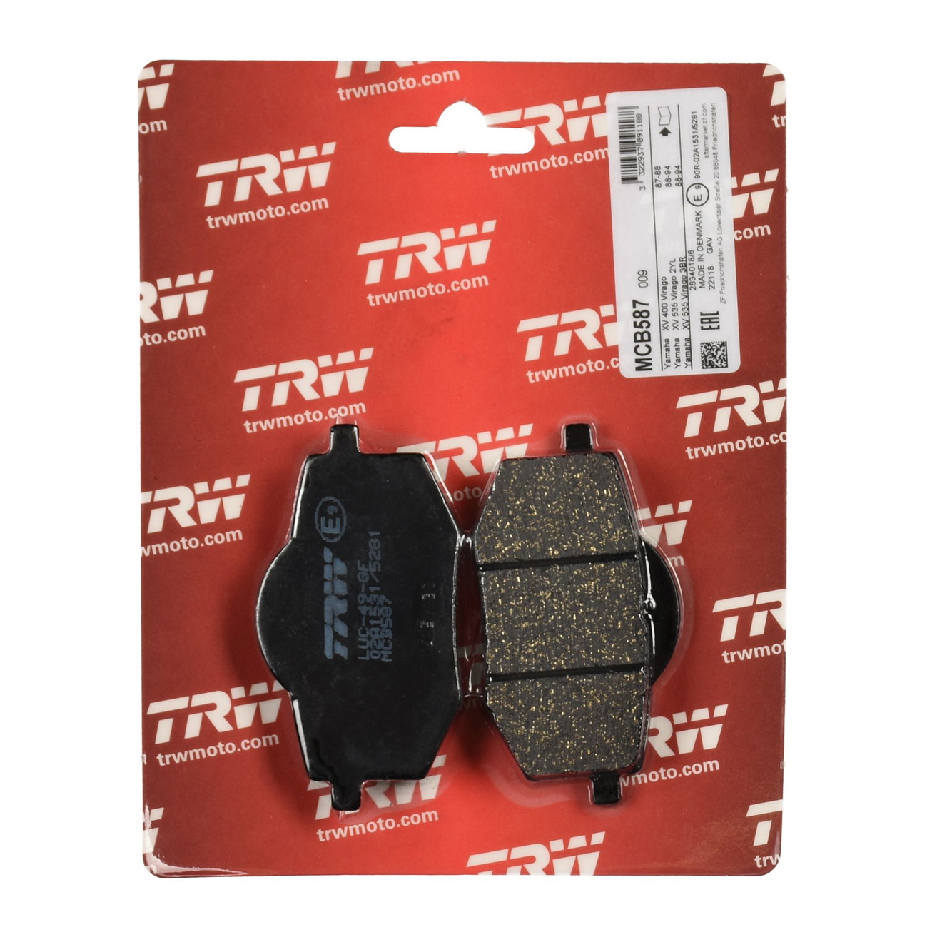 TRW Bremsbelag organisch MCB587