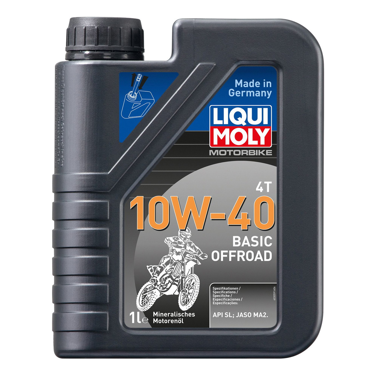 LIQUI MOLY Motoröl Motorbike 4T 10W-40 Basic Offroad 1l
