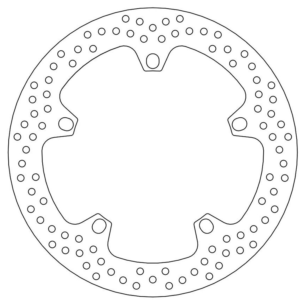 Moto-Master Bremsscheibe Halo vorn starr mit ABE