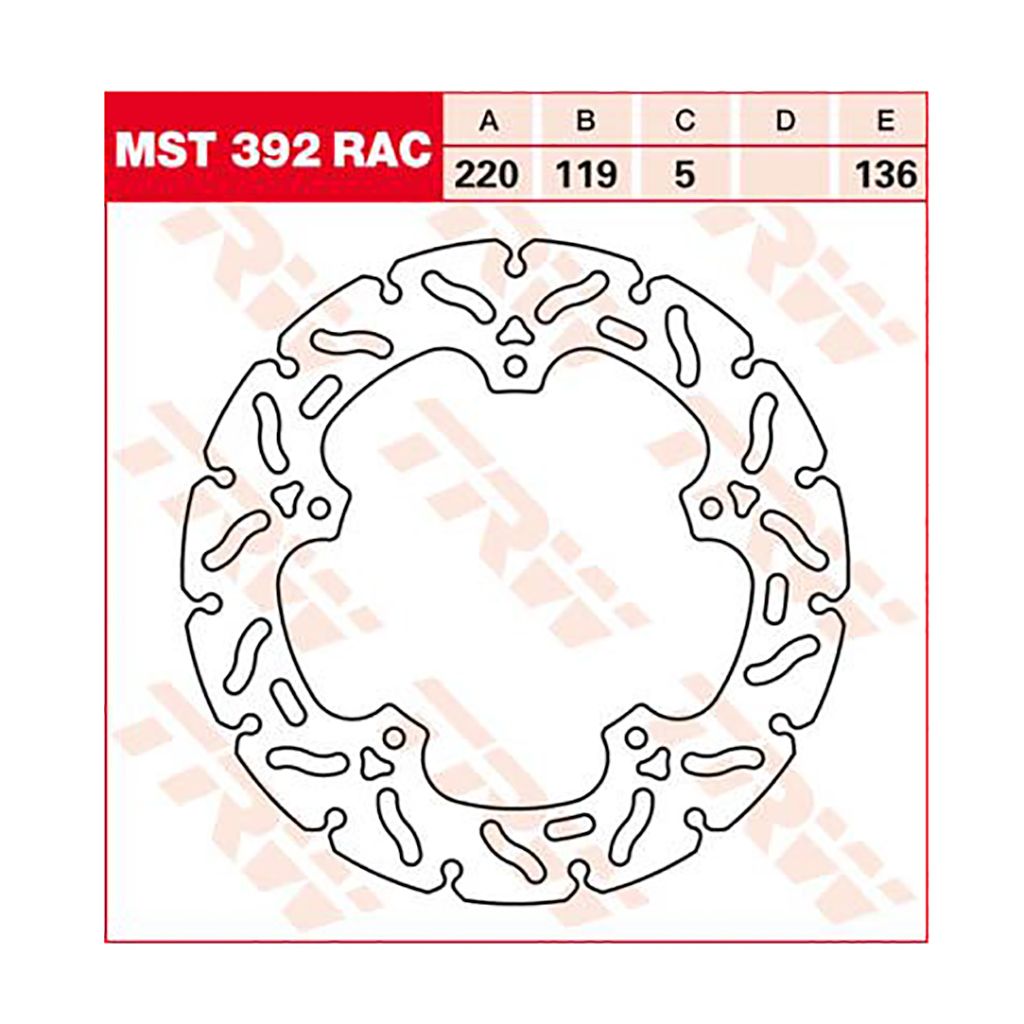 TRW Bremsscheibe MST392RAC