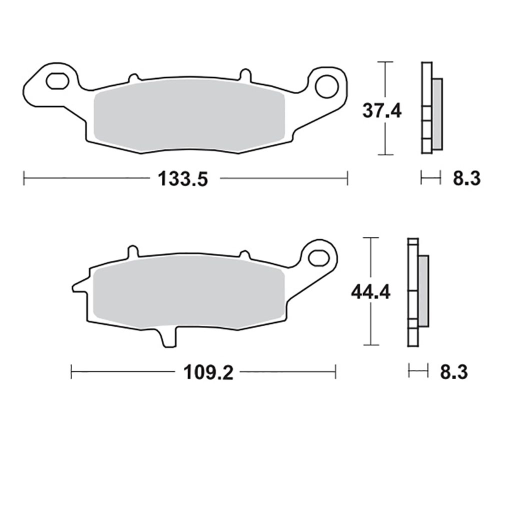 Moto-Master Bremsbelag RoadPRO Ceramic
