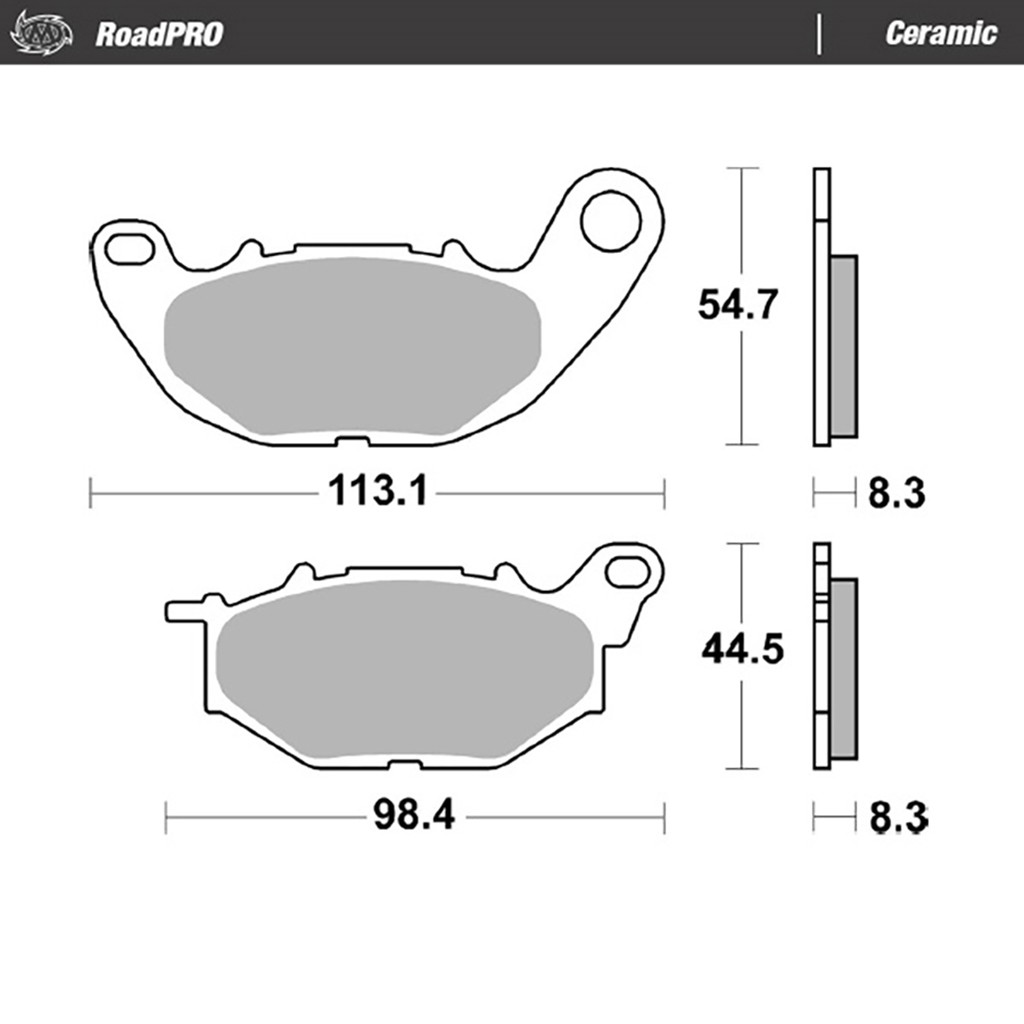 Moto-Master Bremsbelag RoadPRO Ceramic