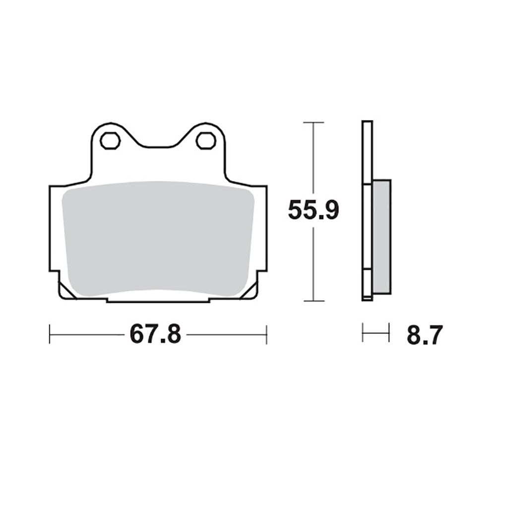 Moto-Master Bremsbelag RoadPRO Ceramic