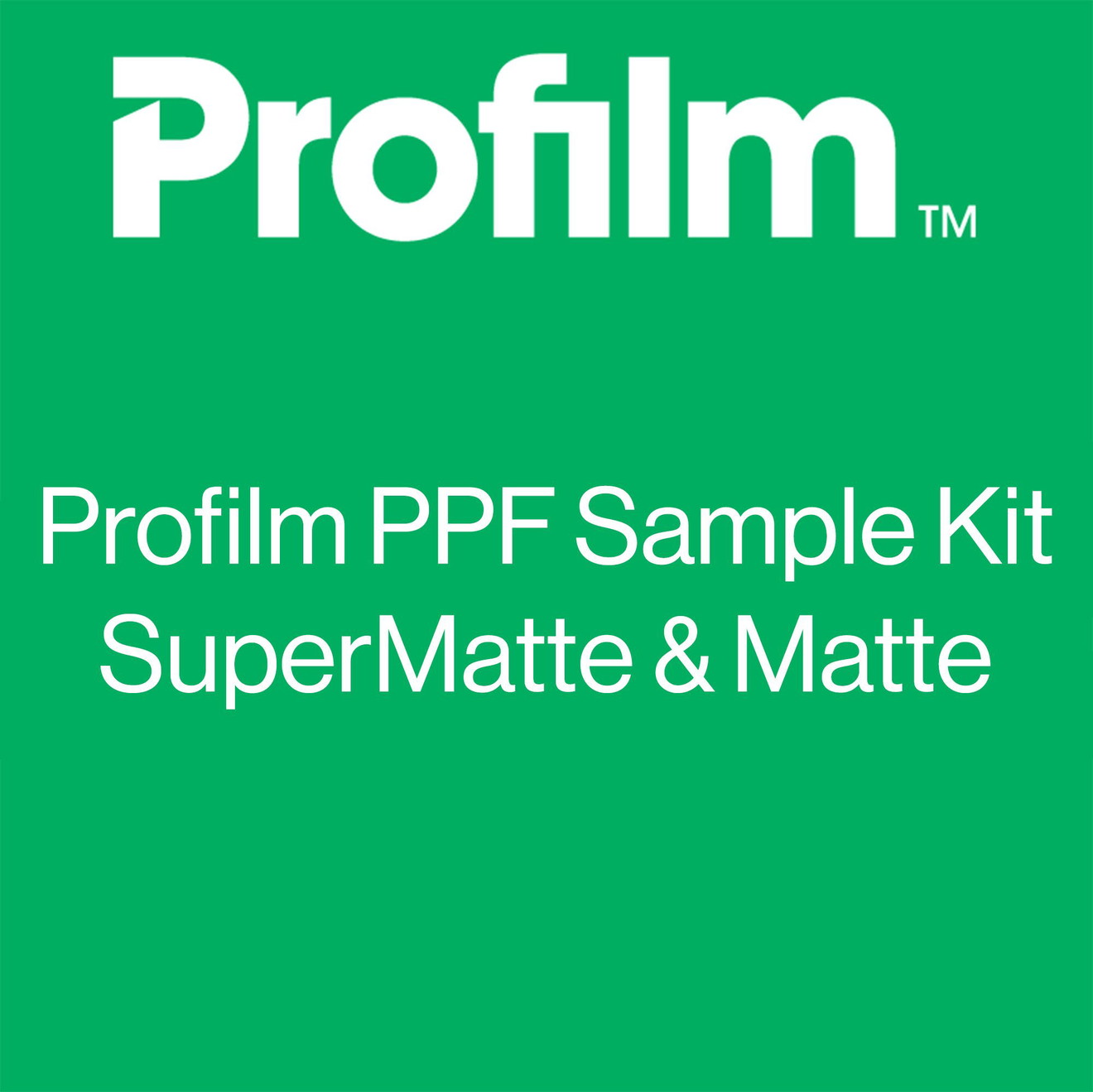 Profilm PPF Sample Kit Matte SuperMatte, SatinMatte, FrozenMatte