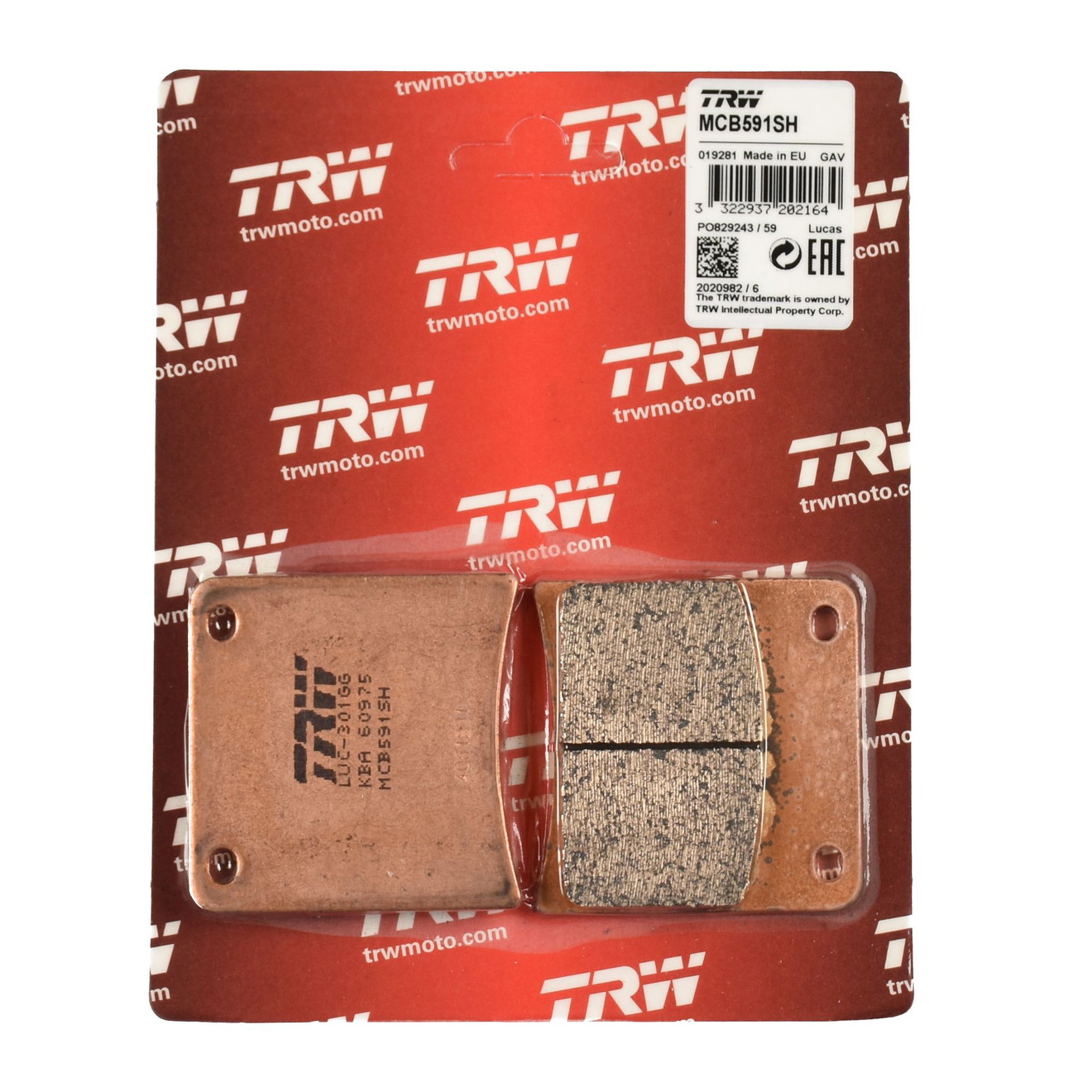 TRW Bremsbelag Sinter Street