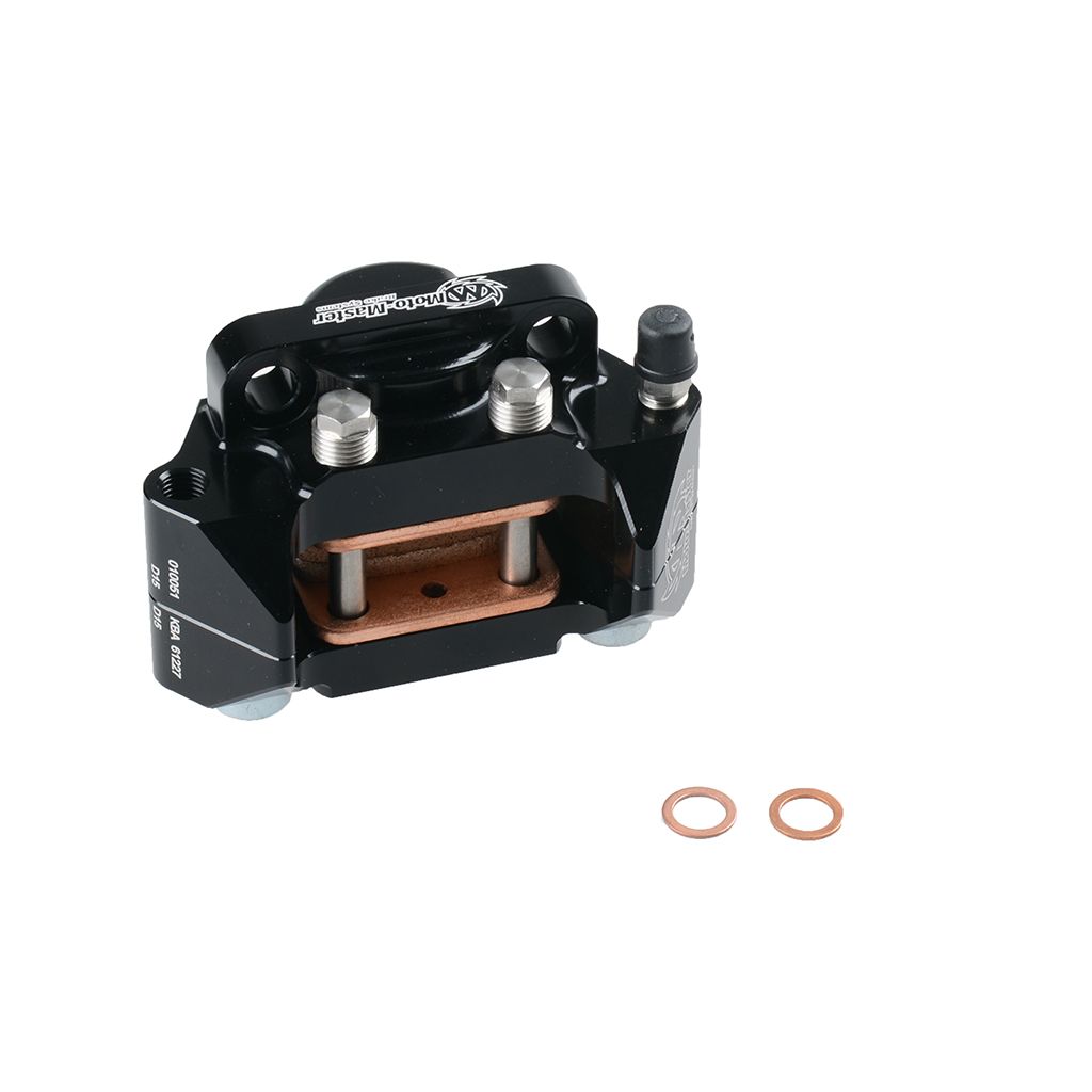 Moto-Master Bremssattel hinten 2-Kolben inklusive Bremsbeläge