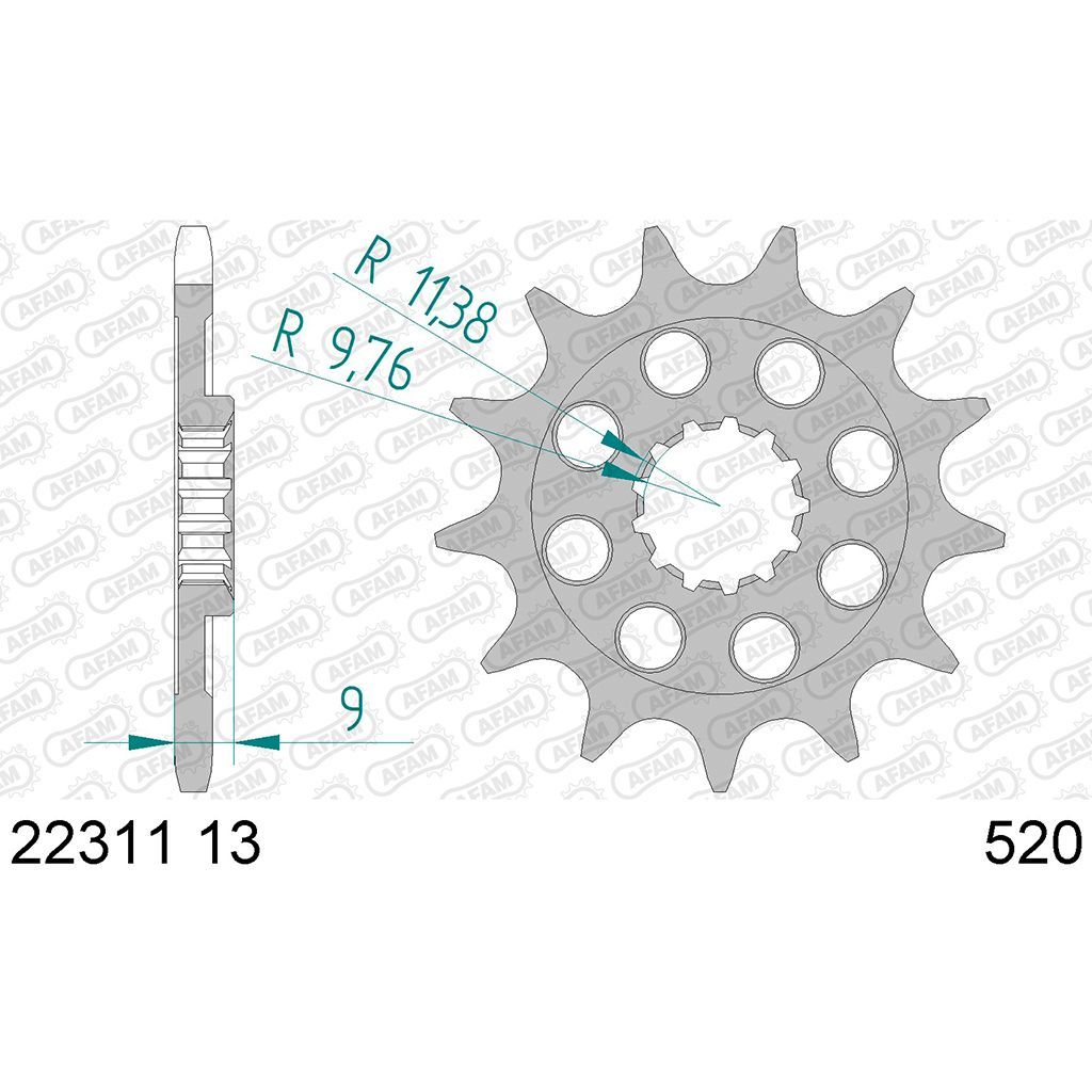 AFAM Ritzel #520 SC