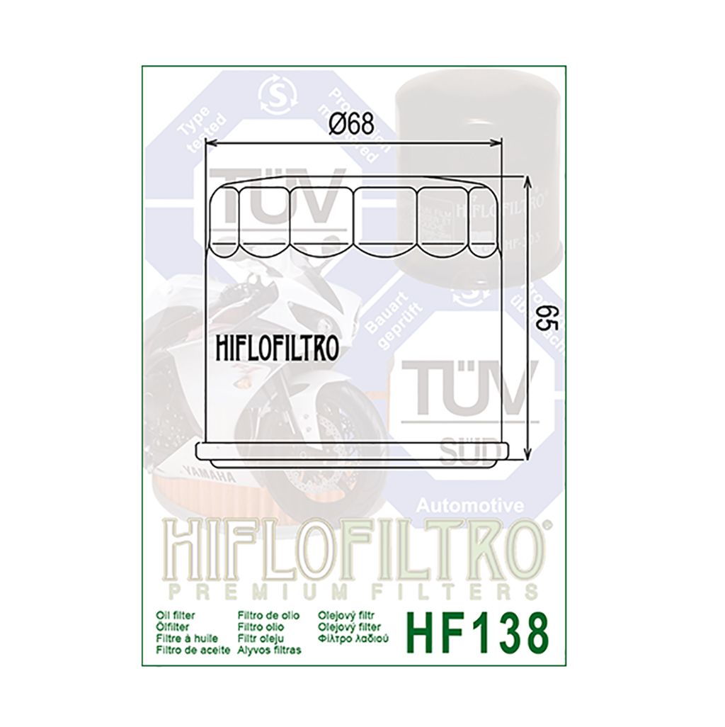 Hiflo Ölfilter Schwarz