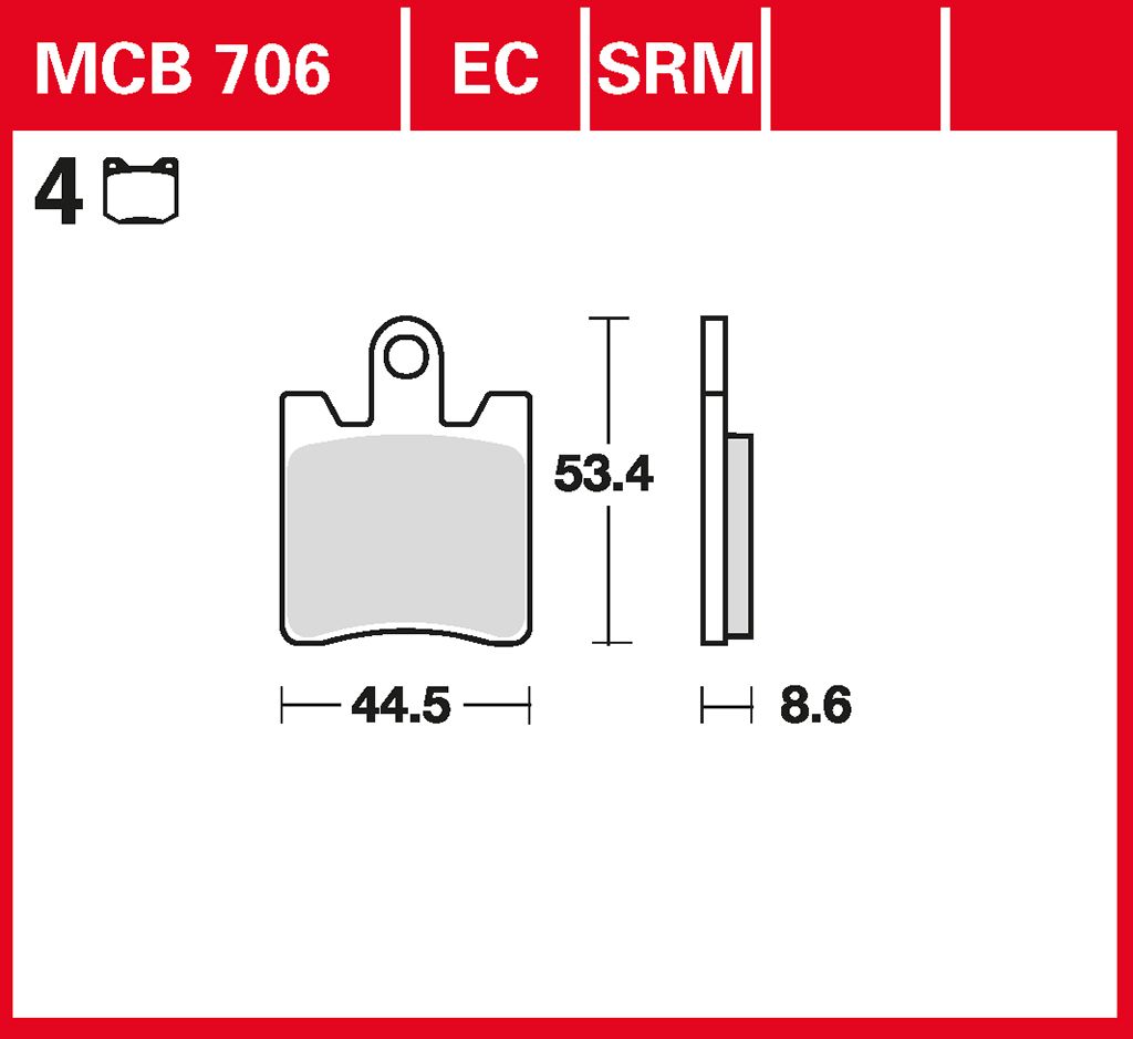 TRW Bremsbelag Sinter Street