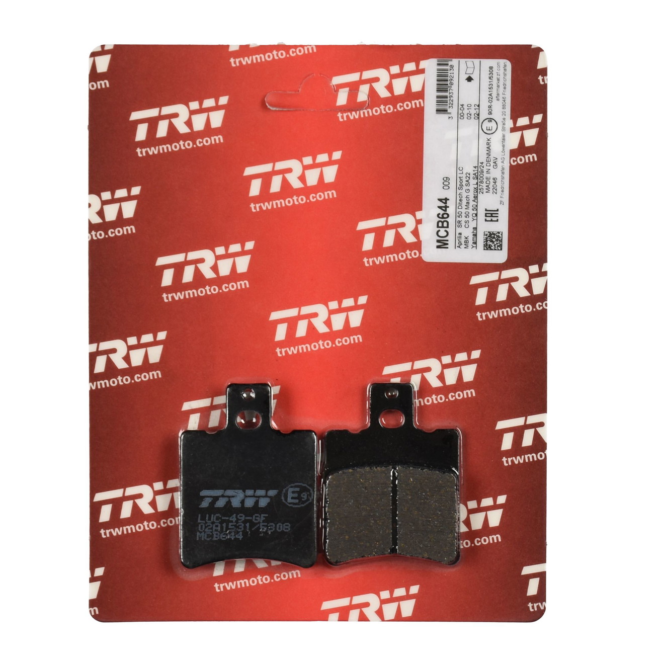 TRW Bremsbelag organisch MCB644
