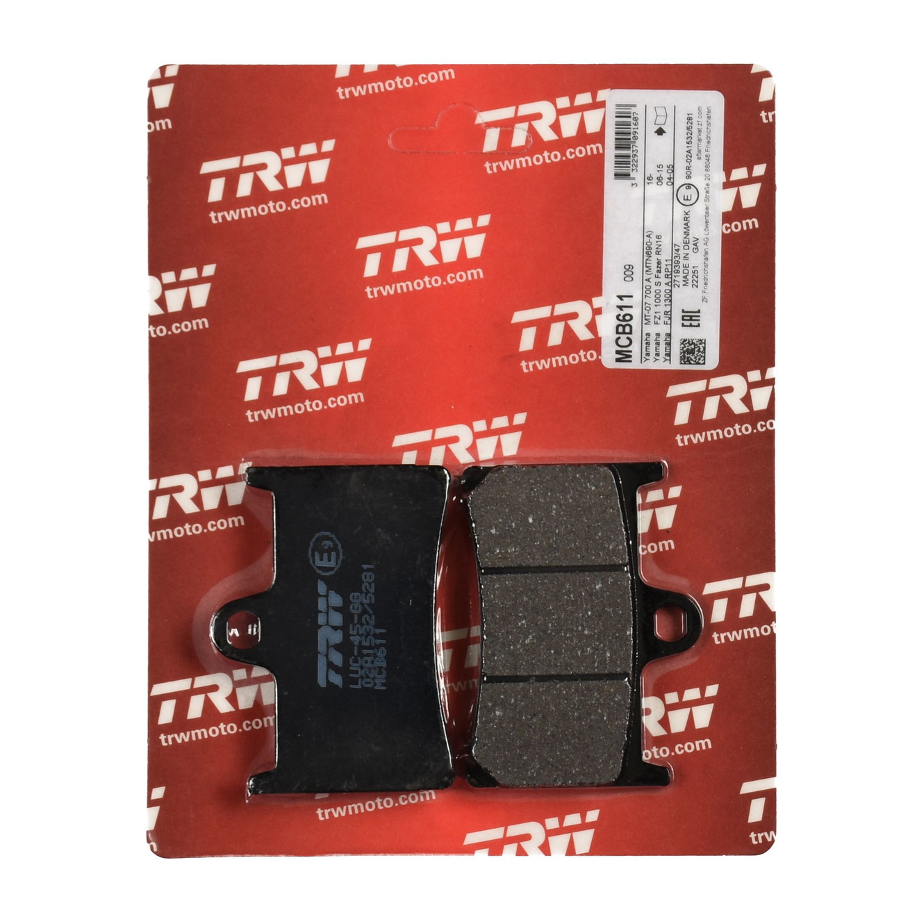 TRW Bremsbelag organisch MCB611