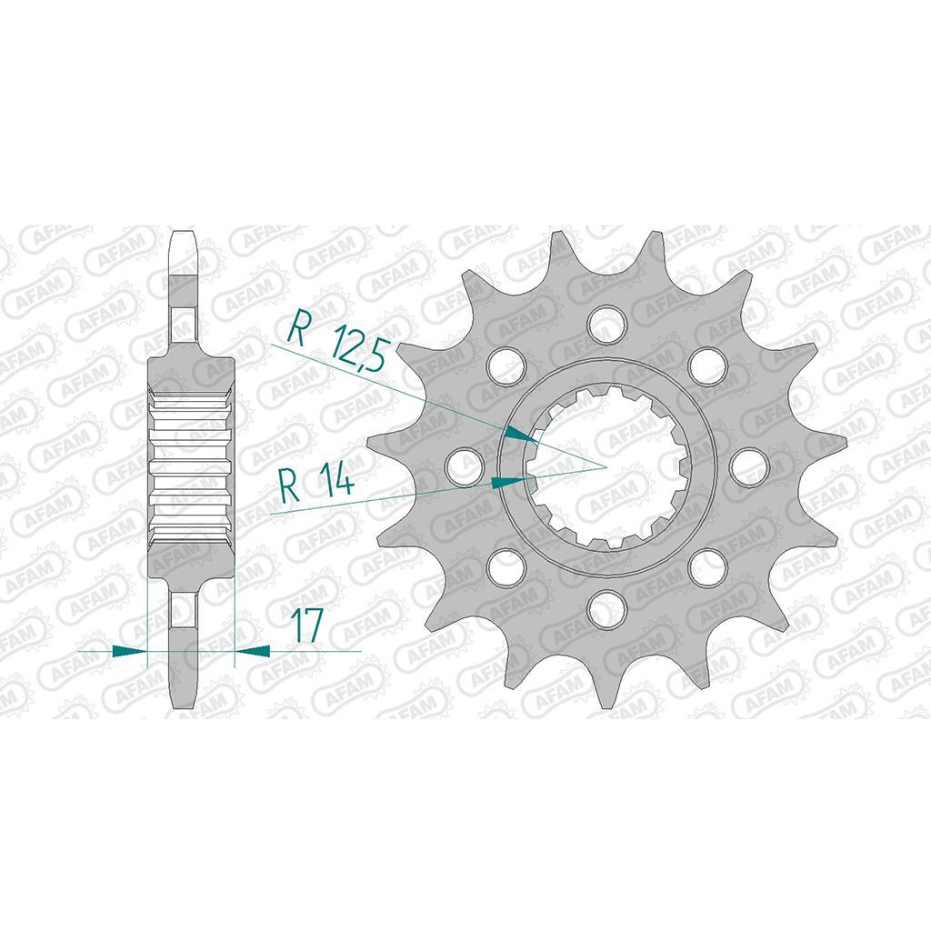 AFAM Ritzel #520 Sport 14 Zähne
