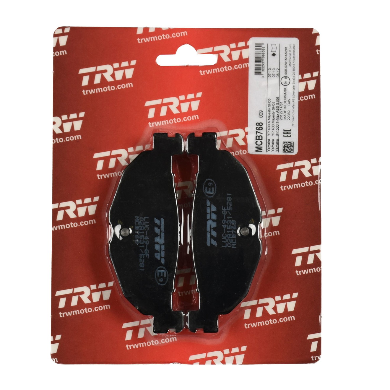 TRW Bremsbelag organisch MCB768