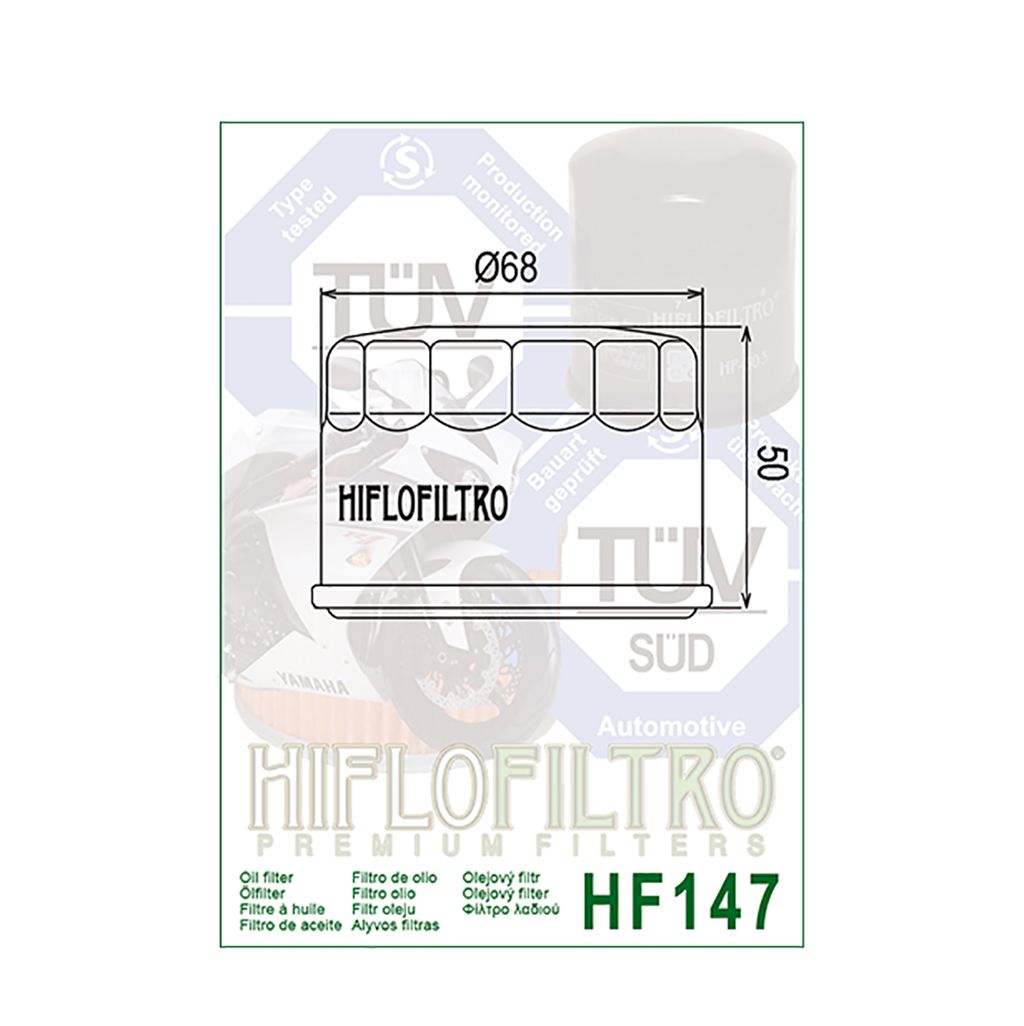 Hiflo Ölfilter Schwarz