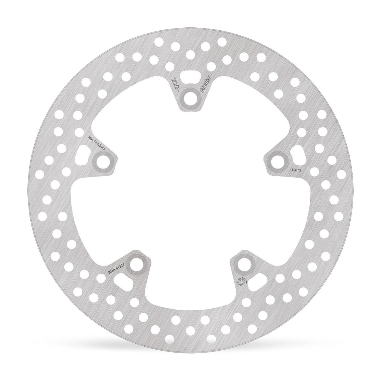 Moto-Master Bremsscheibe Halo hinten starr mit ABE